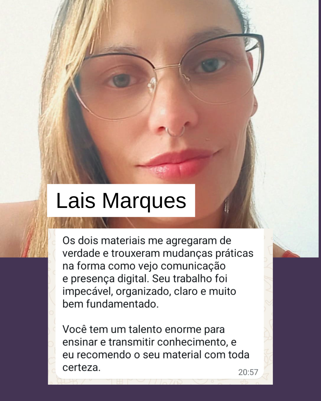 Depoimento Laís Marques